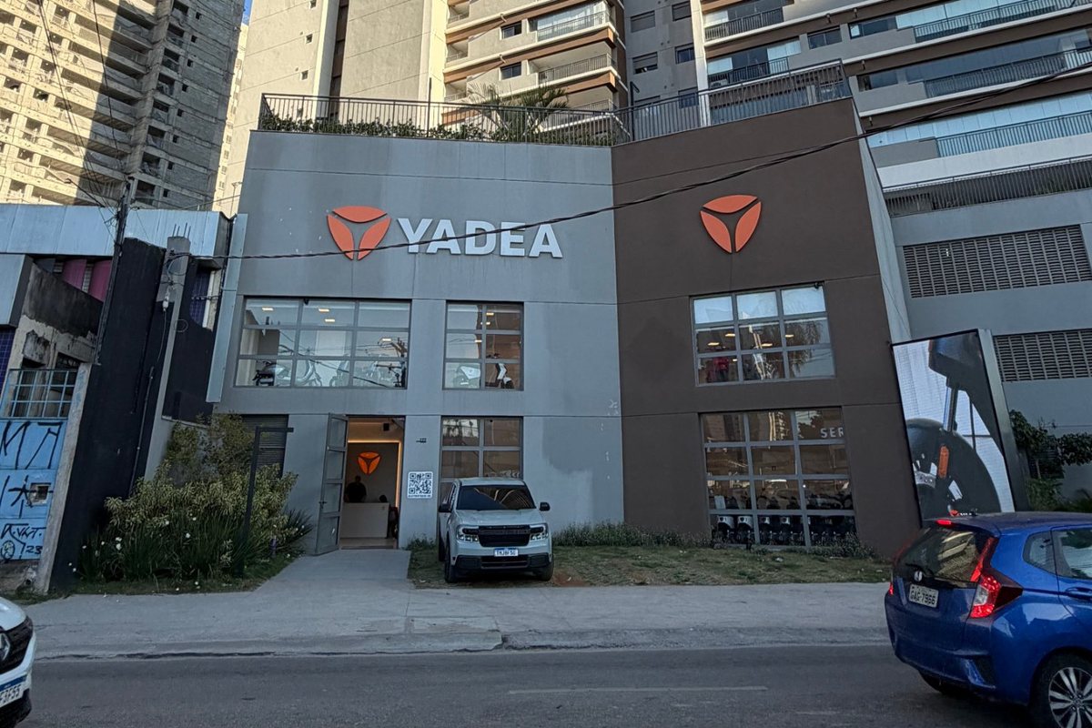 Fachada da Yadea Butantã, Rua Reação, 177, São Paulo