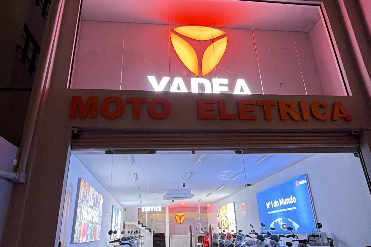 Fachada da Yadea Moema, Av. Jamaris, 451, São Paulo