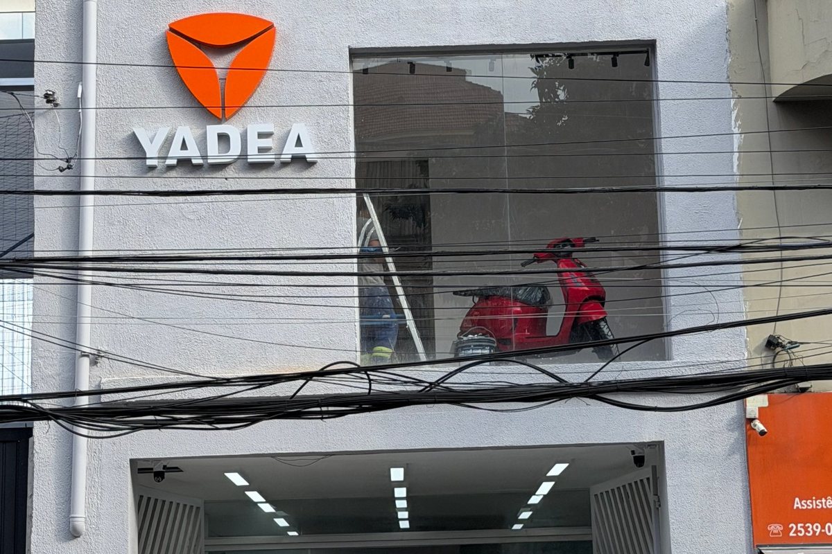 Fachada da Yadea Vila Mariana, Rua Loefgren, 1107, São Paulo